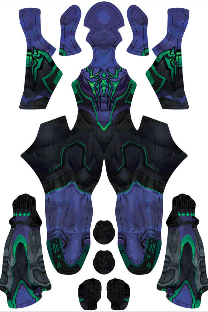 Marvel Rivals Spider-Man Chasm Ben Reilly Cosplay Costume Takerlama