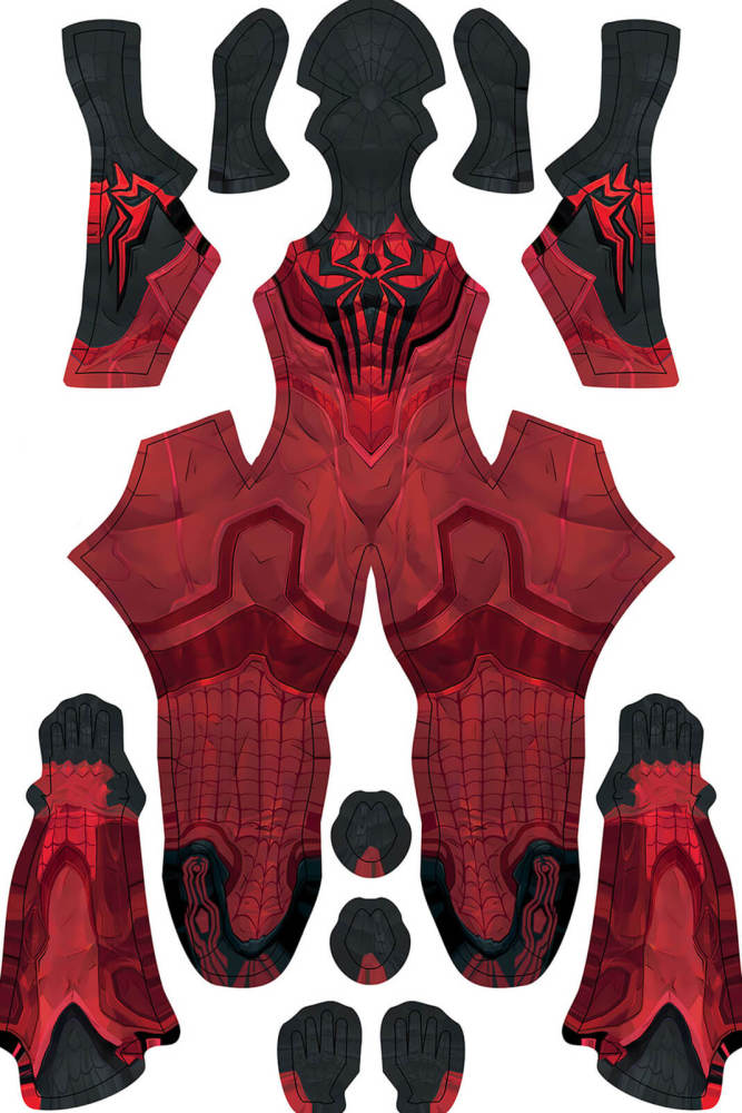Marvel Rivals Scarlet Spider Kain Spider-Man Cosplay Costume Takerlama