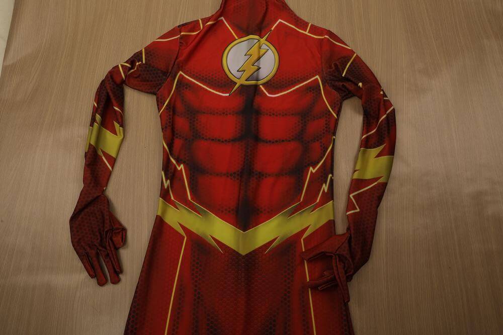 New DC The Flash Barry Allen Superhero Cosplay Costume Takerlama