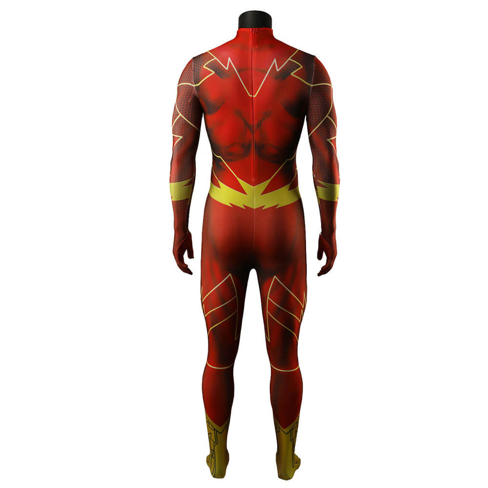 New DC The Flash Barry Allen Superhero Cosplay Costume Takerlama