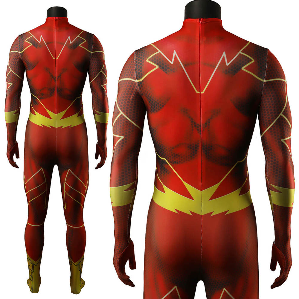 New DC The Flash Barry Allen Superhero Cosplay Costume Takerlama