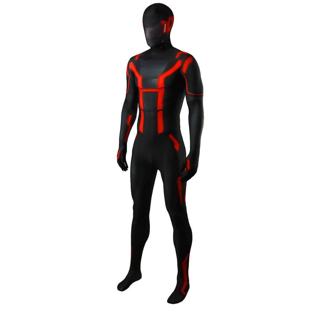 Tron: Ares Cosplay Costume 3D Printed Jumpsuit With Mask Takerlama