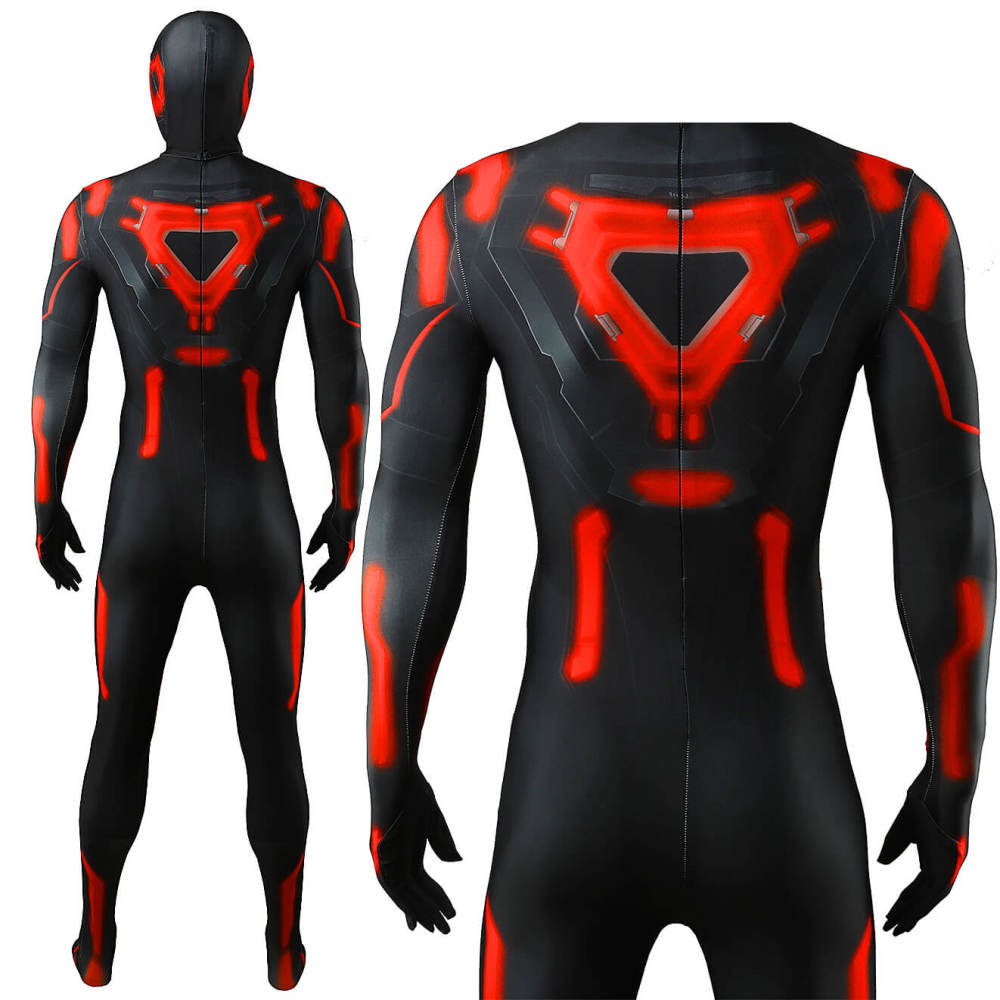 Tron: Ares Cosplay Costume 3D Printed Jumpsuit With Mask Takerlama