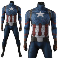 Avengers: Endgame Captain America Cosplay Costume Adult Kids Takerlama