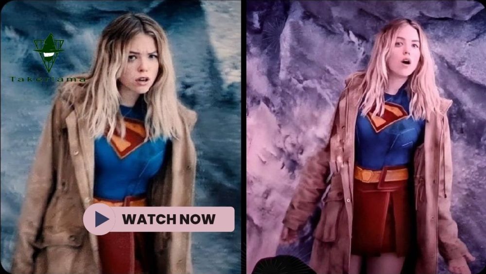 Superman Legacy Supergirl Cosplay Costume 2025 Movie Kara Zor-El Superheroe Jumpsuit Cloak Takerlama