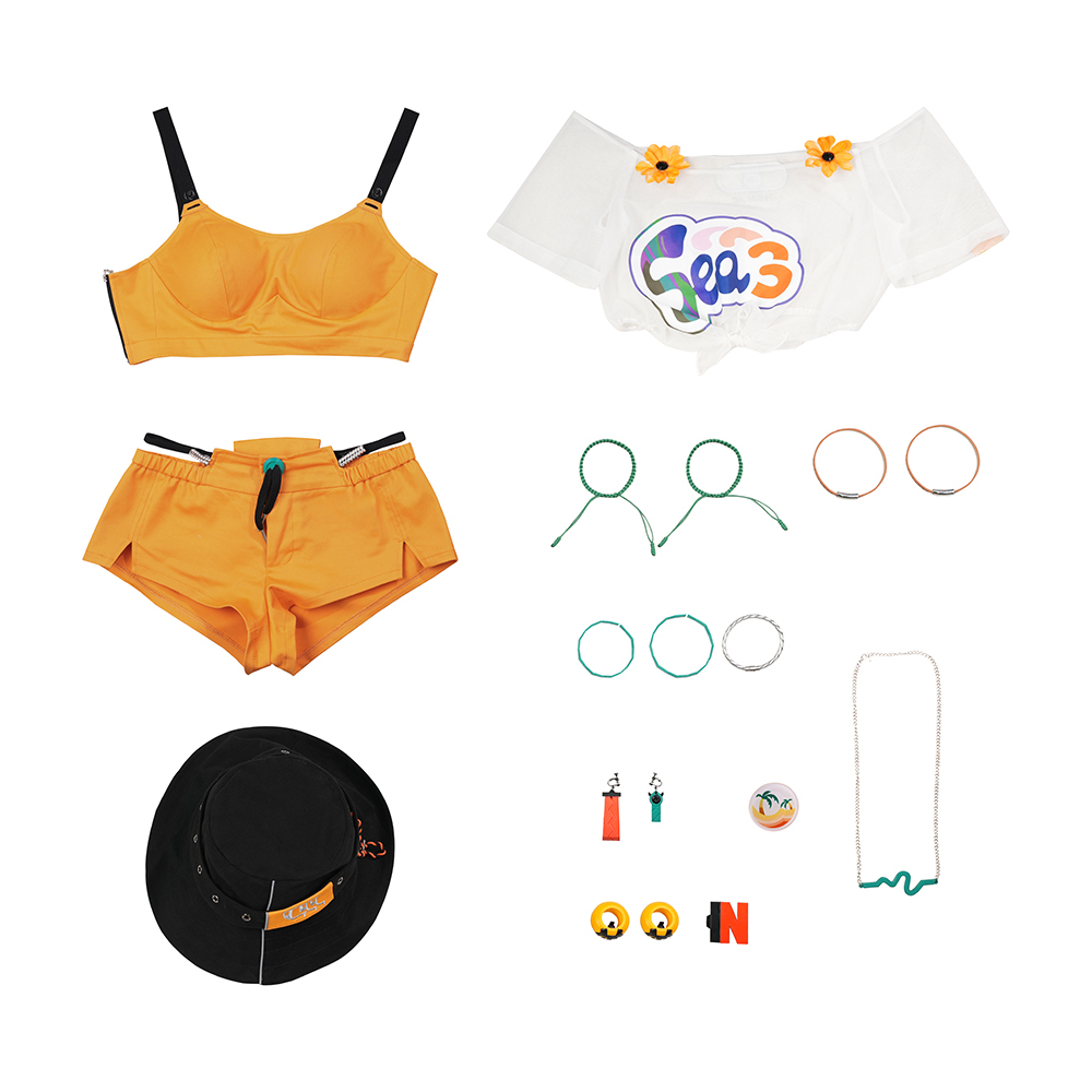 Zenless Zone Zero Belle's Cosplay Costume Summer Outfits Takerlama