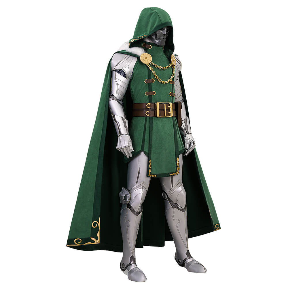 Deluxe Doctor Doom Fighting Souls Cosplay Costume Takerlama
