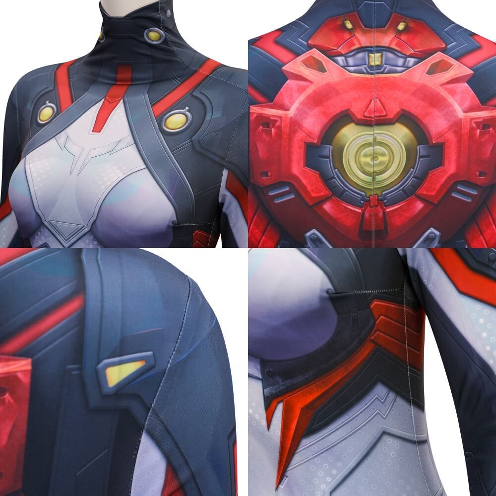 Marvel Rivals Peni Parker Halloween Cosplay Costume 3D Print Jumpsuit Takerlama