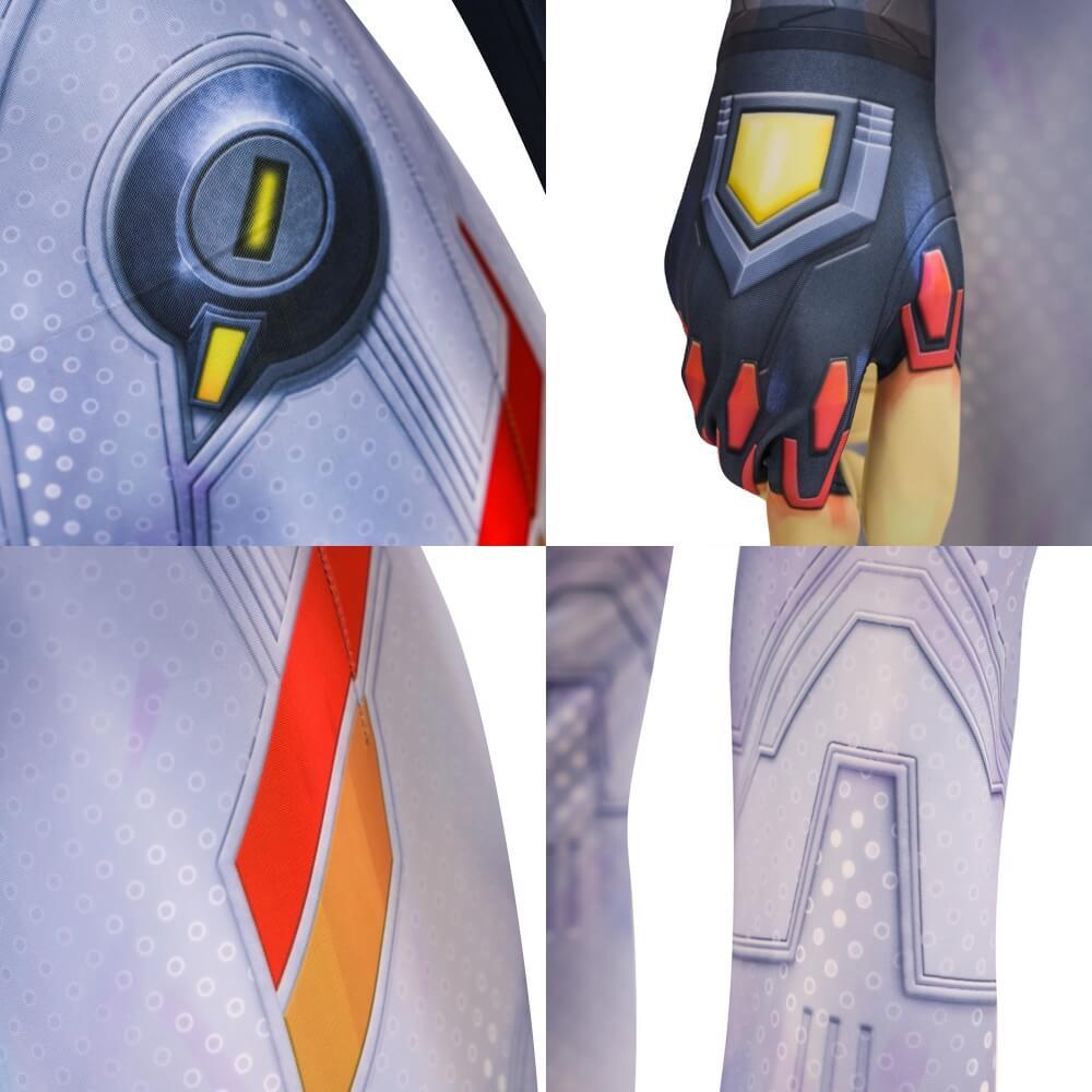 Marvel Rivals Peni Parker Halloween Cosplay Costume 3D Print Jumpsuit Takerlama