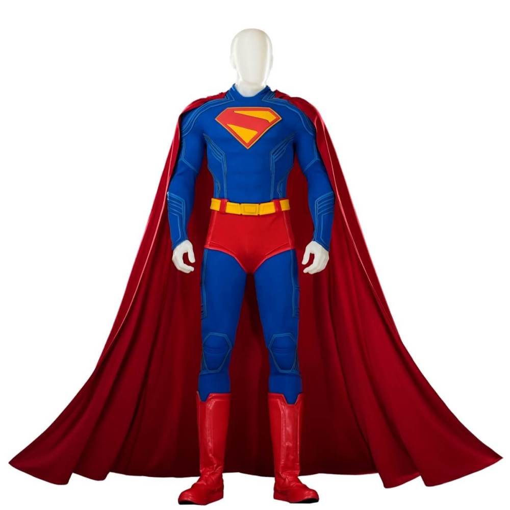 Deluxe Superman Legacy Clark Kent Halloween Cosplay Costume Movie Superhero Outfits Takerlama