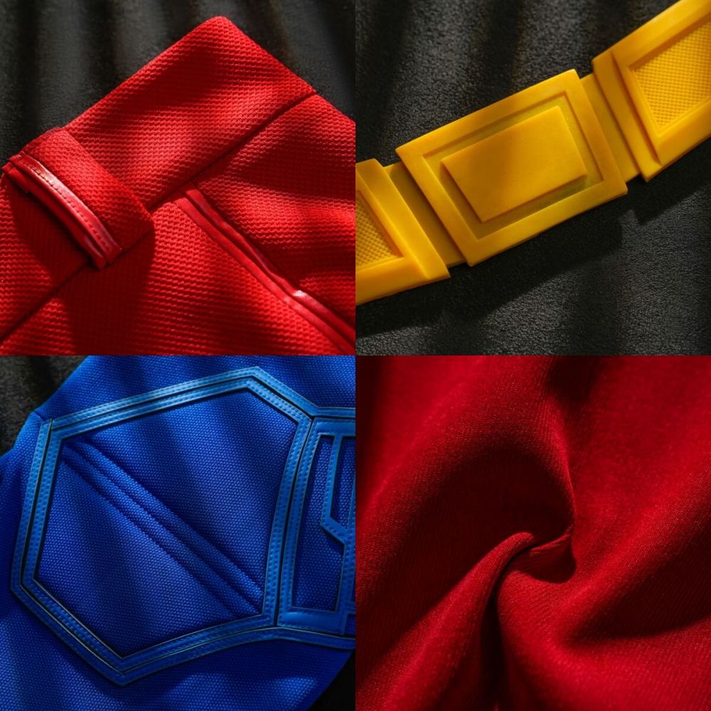 Deluxe Superman Legacy Clark Kent Halloween Cosplay Costume Movie Superhero Outfits Takerlama