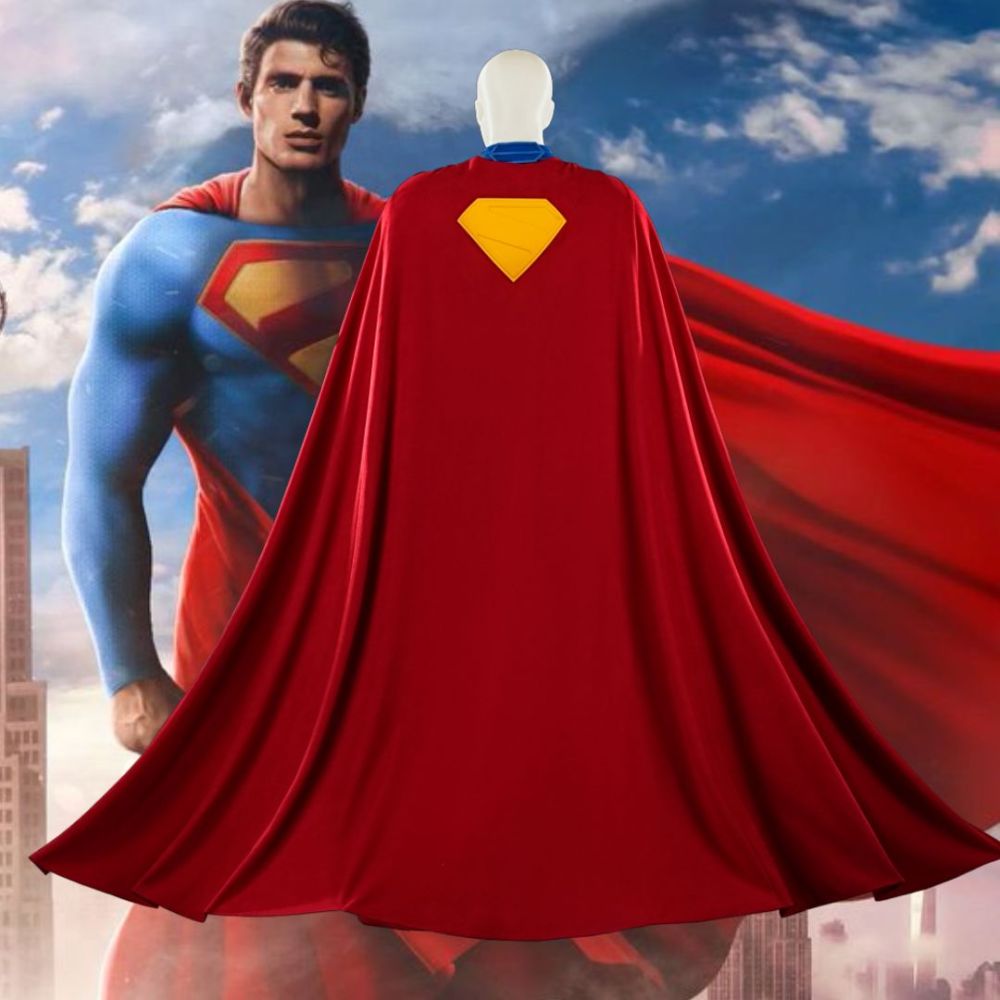 Deluxe Superman Legacy Clark Kent Halloween Cosplay Costume Movie Superhero Outfits Takerlama