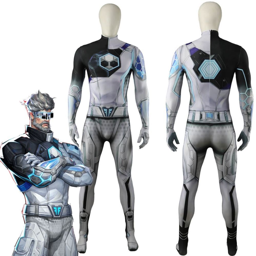 Marvel Rivals Mister Fantastic's Future Foundation Costume Reed Richards Cosplay Kids Adult Takerlama