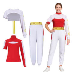 Zombies 4 Nova Cheerleader Girls Suit  Halloween Dawn of the Vampires Cosplay Costume Adult Takerlama 24H Ship