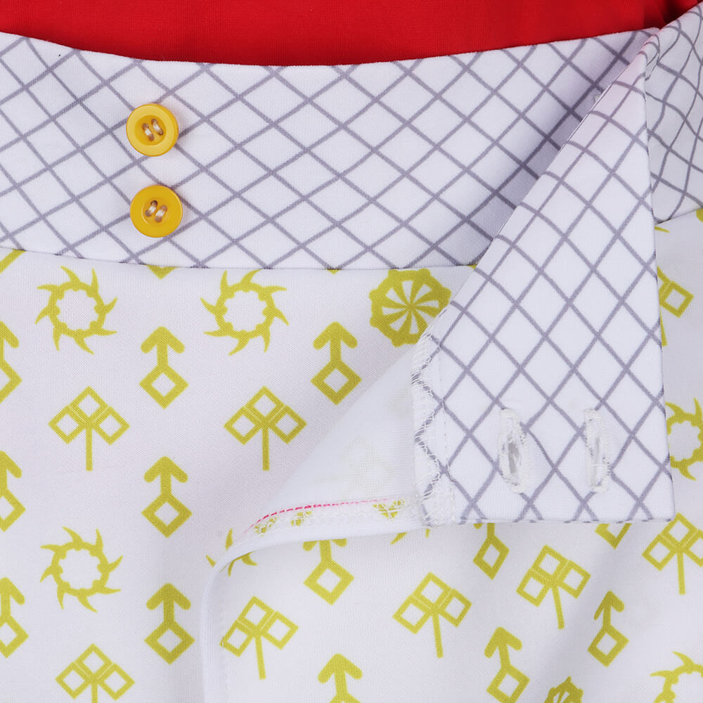 Zombies 4 Dawn of the Vampires Nova Cosplay Costume White Dress Set Adult Takerlama