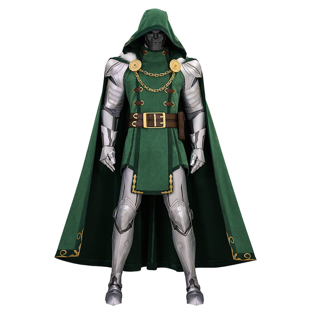 Deluxe Doctor Doom Dr. Victor von Doom Halloween Cosplay Costume Marvel Tokon Fighting Souls Takerlama