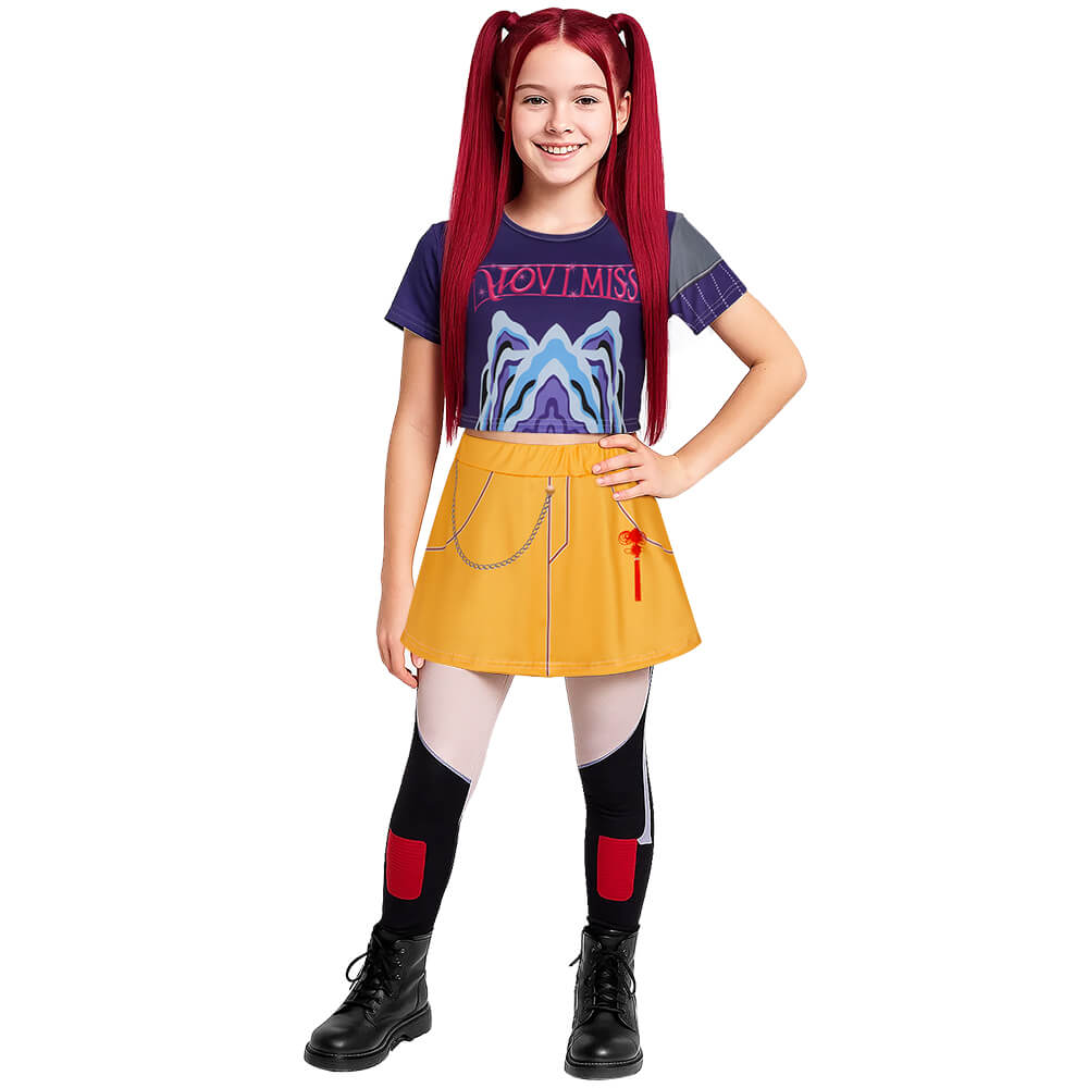 Kids Kpop Demon Hunters Mira Cosplay Costume Teenagers Girls Gifts Takerlama In stock