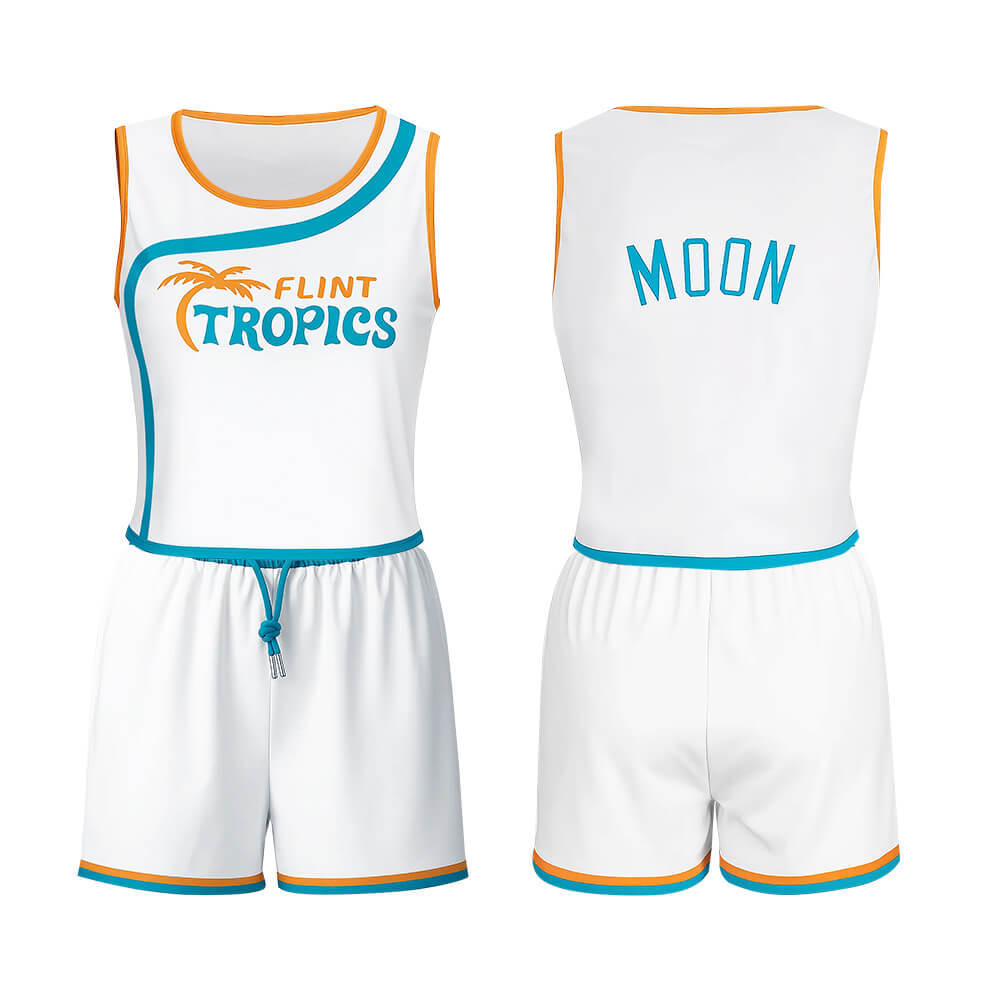Semi-Pro Jackie Moon Flint Tropics Cheerleader Uniform Cosplay Costume for Women  Takerlama