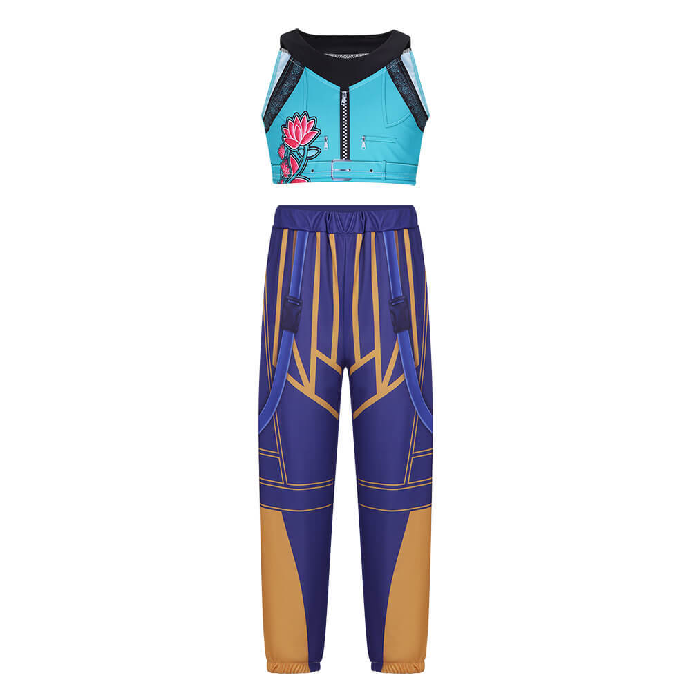 Kpop Demon Hunters Zoey Cosplay Costume Child Teenagers Girls Gifts Takerlama