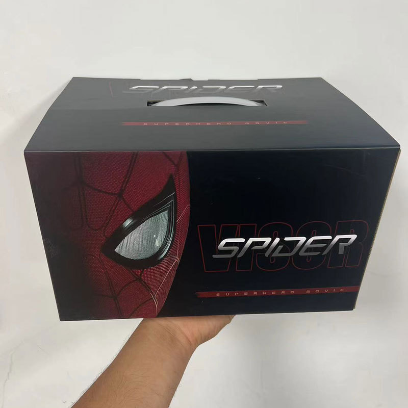 Marvel Spider-Man Far from Home Mask Peter Parker Eyes Movable Electronic Cosplay Headgear 4 Styles Takerlama
