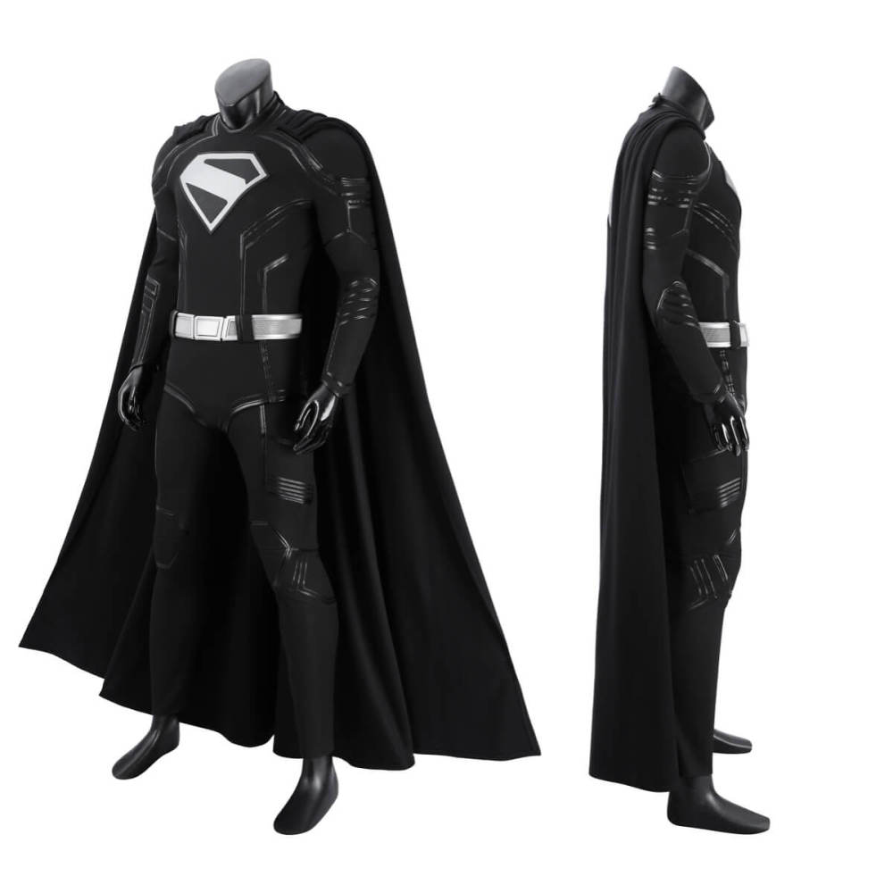 Movie Superman 2025 Clark Kent Halloween Cosplay Costume Black Superhero Outfits Takerlama