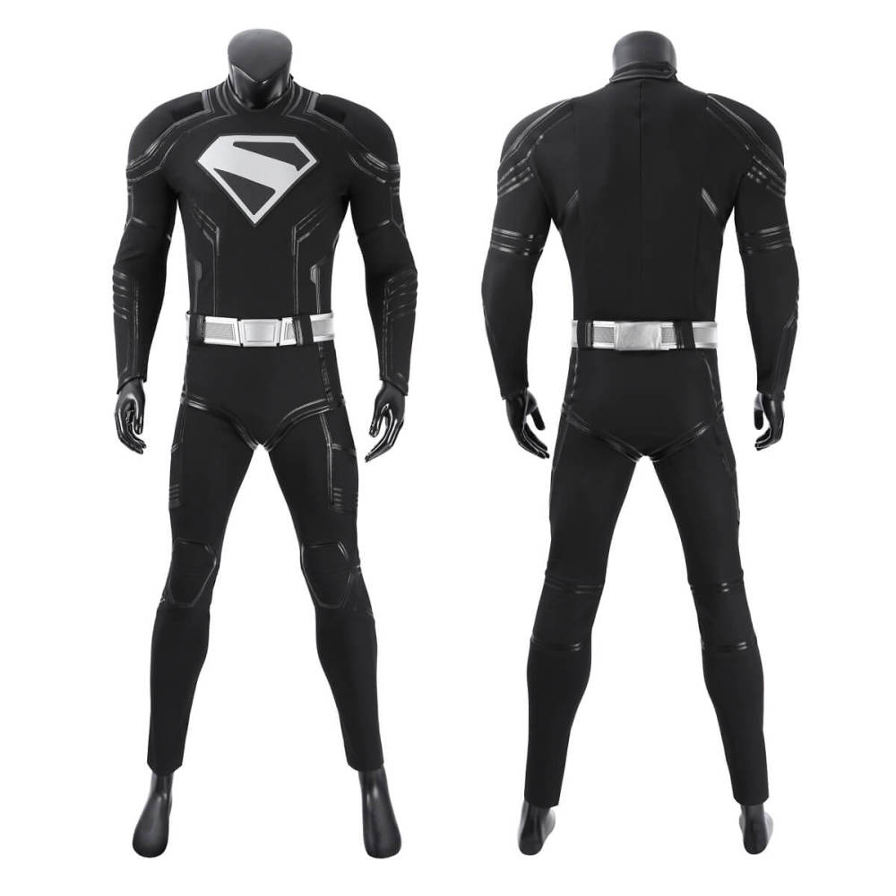 Movie Superman 2025 Clark Kent Halloween Cosplay Costume Black Superhero Outfits Takerlama