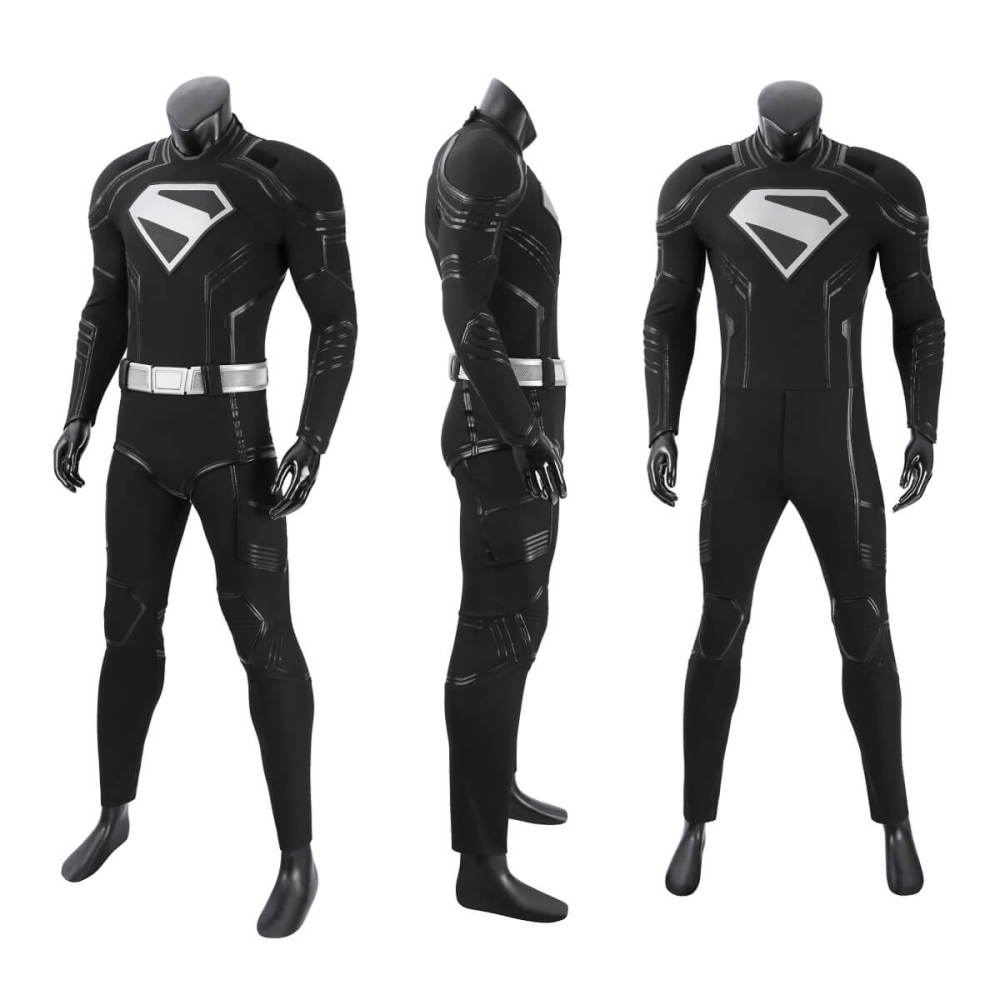 Movie Superman 2025 Clark Kent Halloween Cosplay Costume Black Superhero Outfits Takerlama