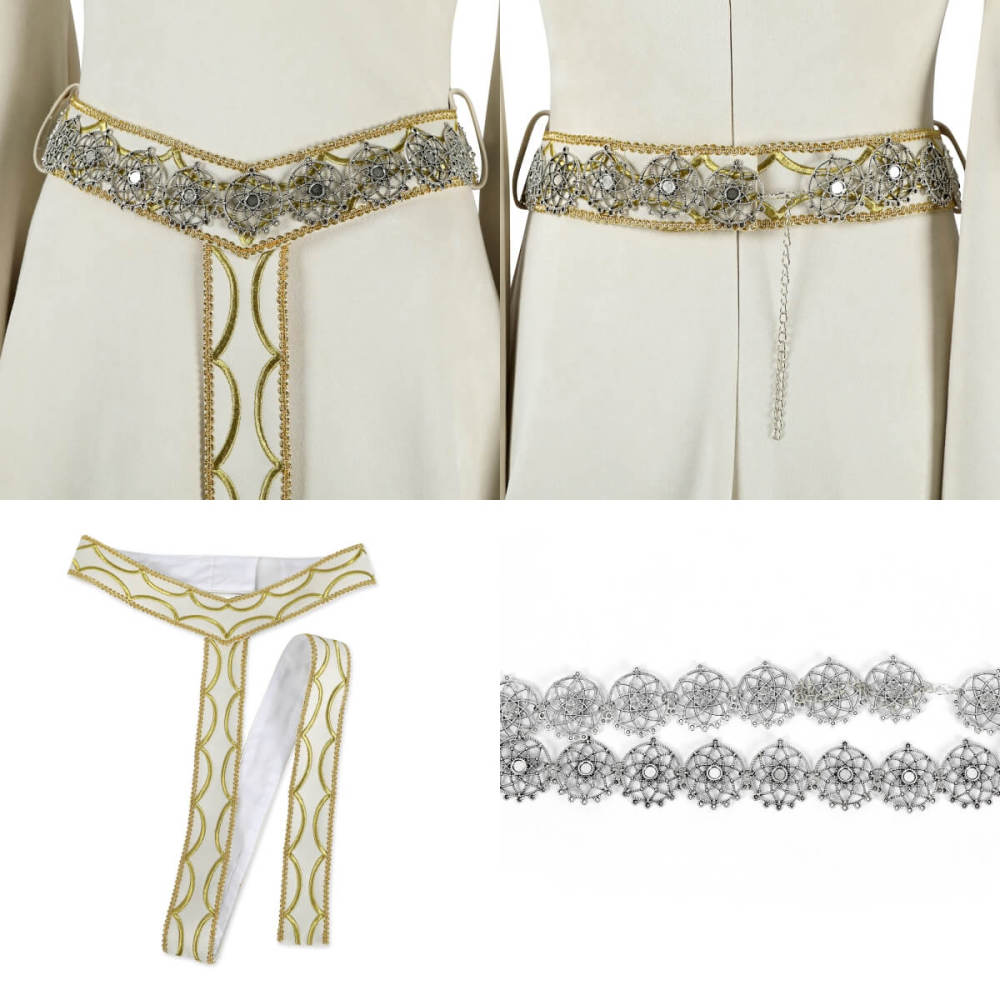 LOTR Two Towers Eowyn Cosplay Costume Movie Halloween Party Outfits Women Takerlama