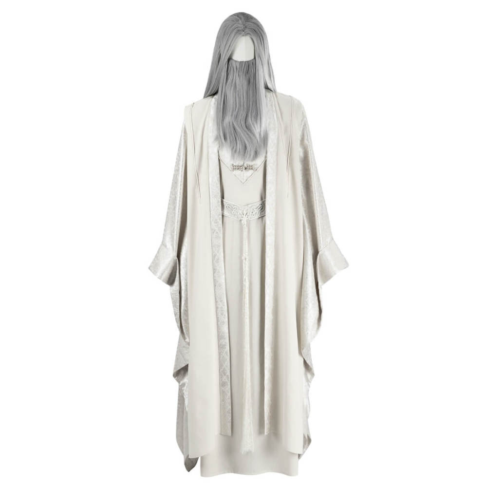 LOTR Saruman the White Cosplay Costume Wizards Halloween Party Outfits Men Takerlama