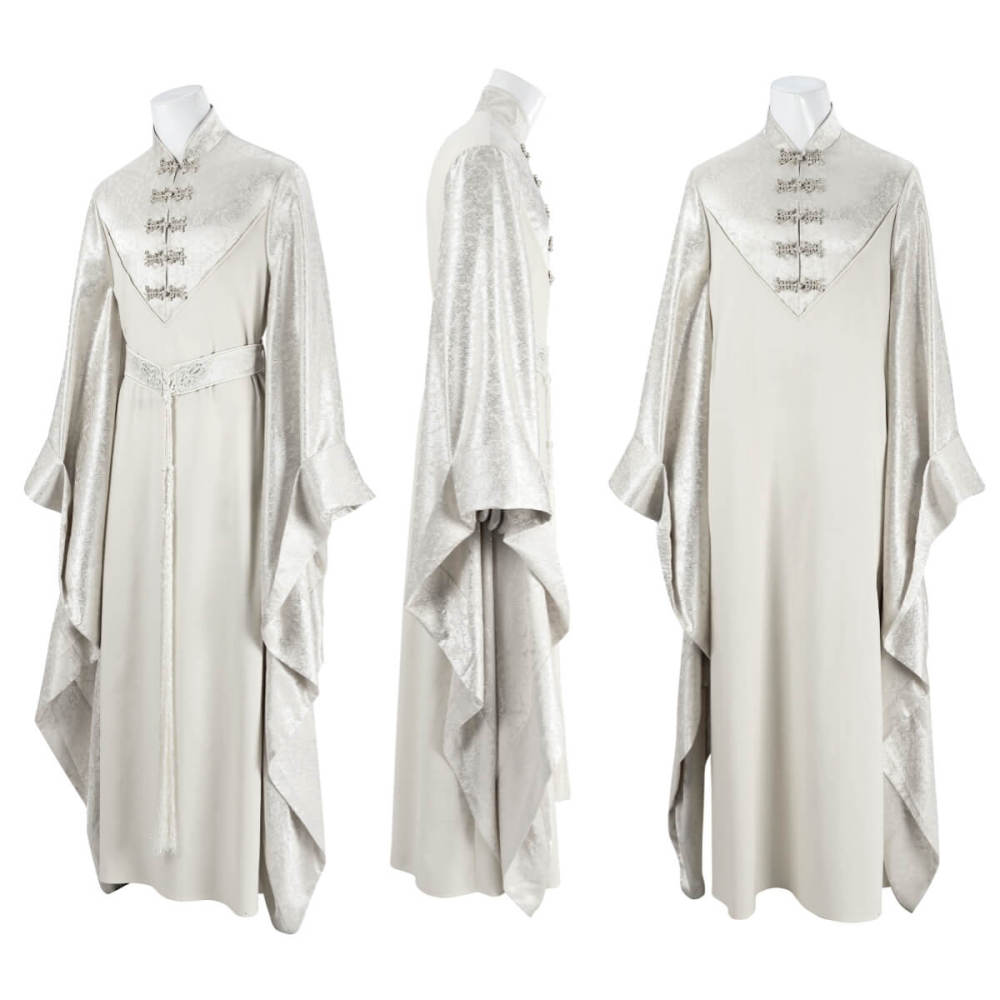 LOTR Saruman the White Cosplay Costume Wizards Halloween Party Outfits Men Takerlama