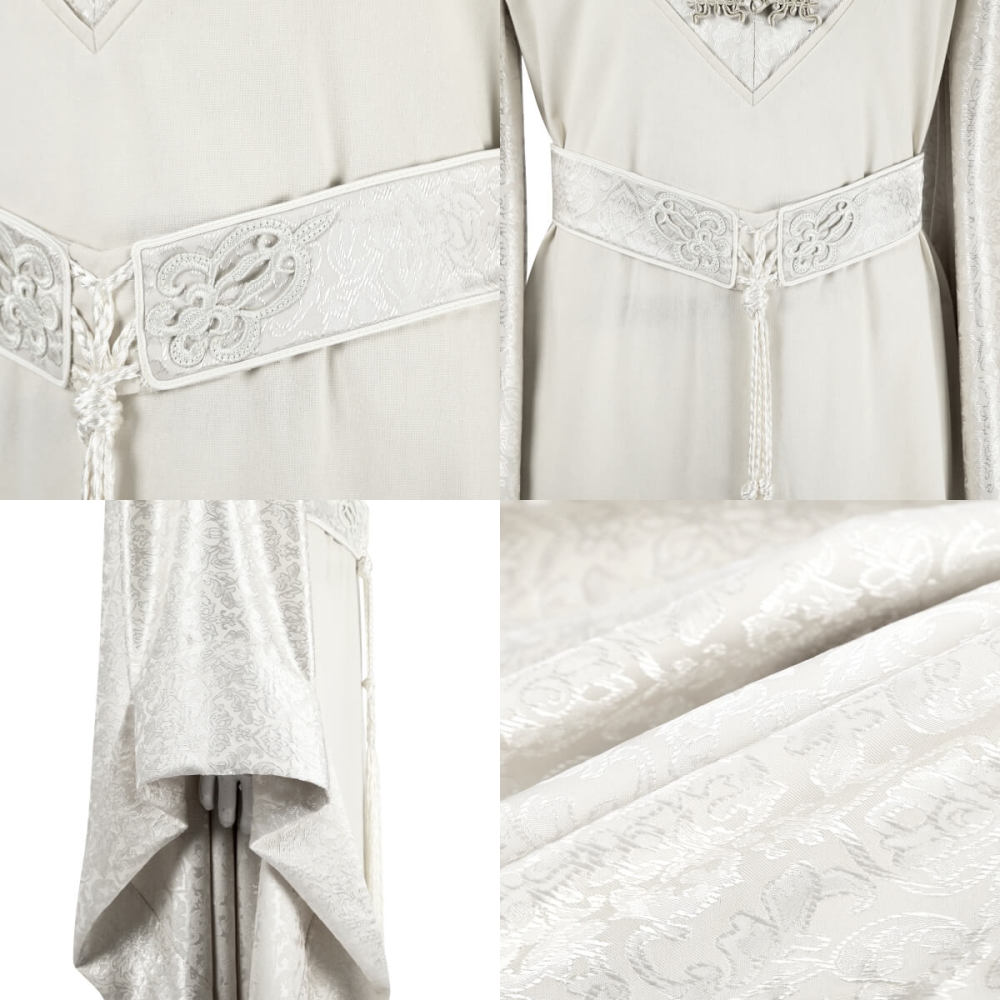 LOTR Saruman the White Cosplay Costume Wizards Halloween Party Outfits Men Takerlama