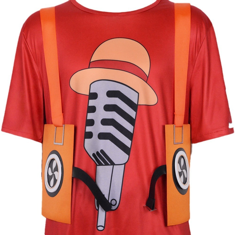 Anime Film Red 2022 Monkey D. Luffy Cosplay Costume Hat Takerlama