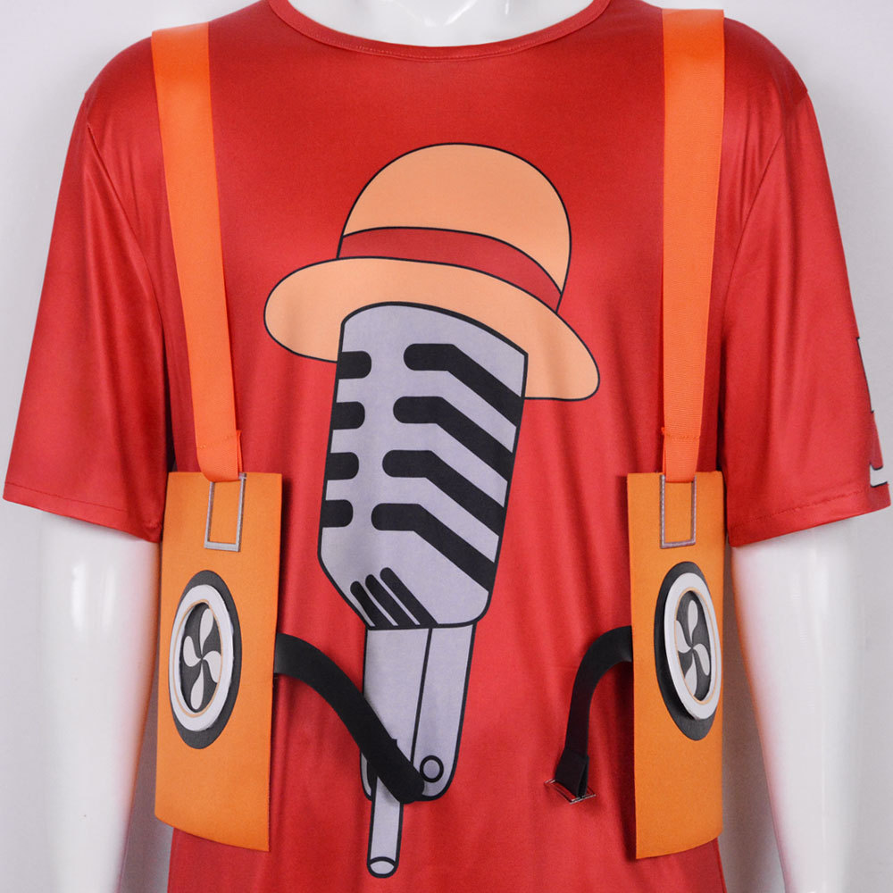 Anime Film Red 2022 Monkey D. Luffy Cosplay Costume Hat Takerlama
