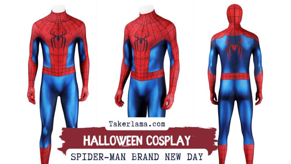 Spider-Man Brand New Day Peter Parker Cosplay Costume Mask Takerlama