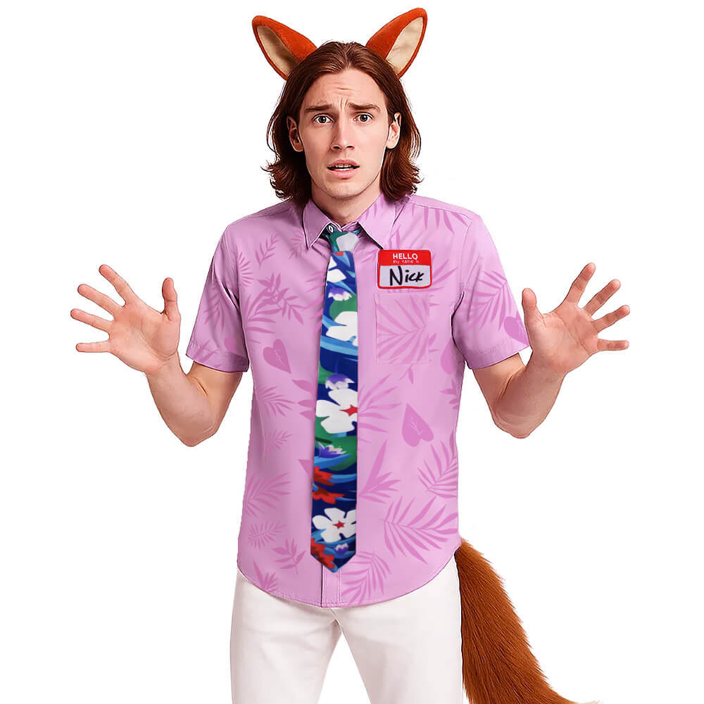 Zootopia 2 Nick Wilde Cosplay Costume Rise of the Non-Mammalians Adult Takerlama