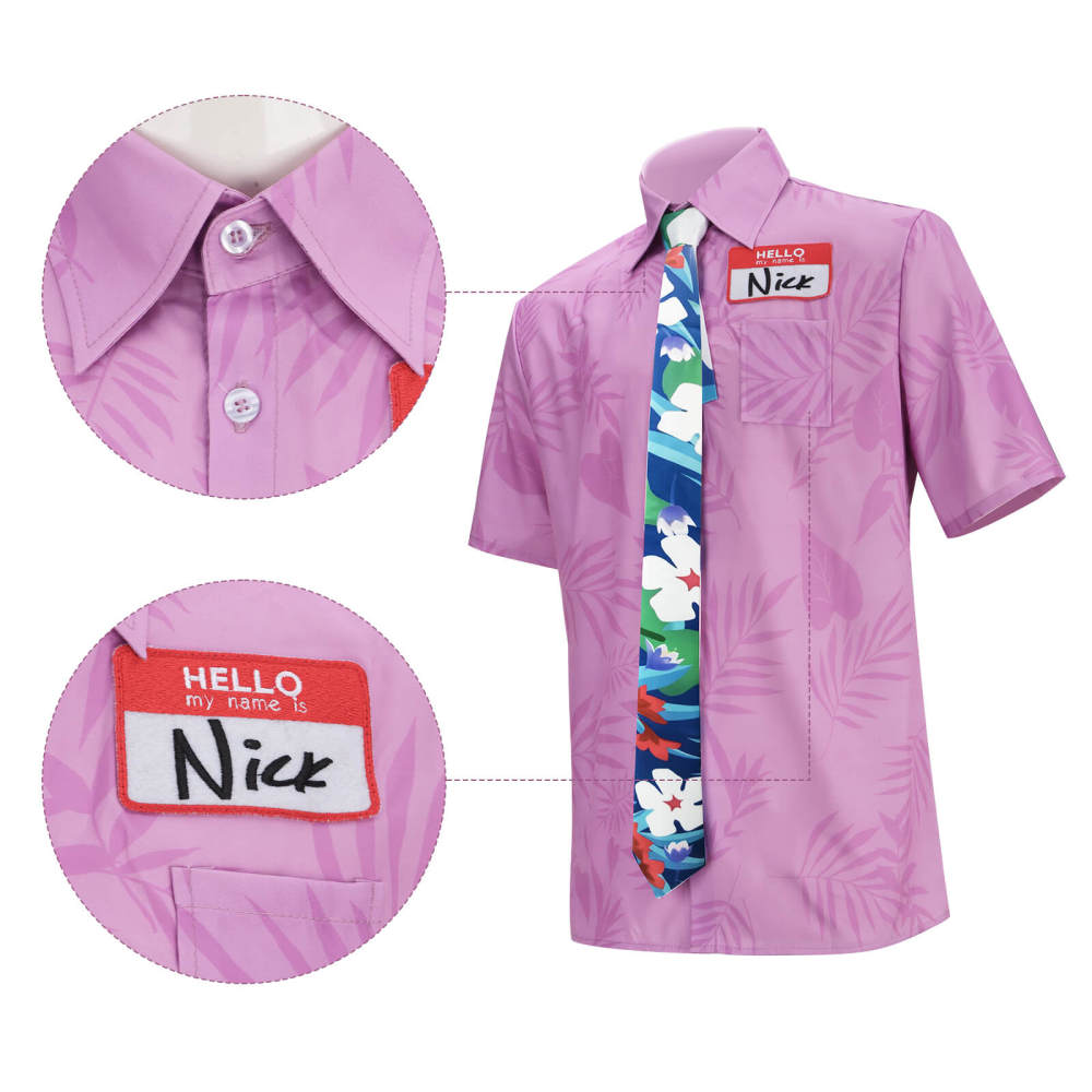 Zootopia 2 Nick Wilde Cosplay Costume Rise of the Non-Mammalians Adult Takerlama