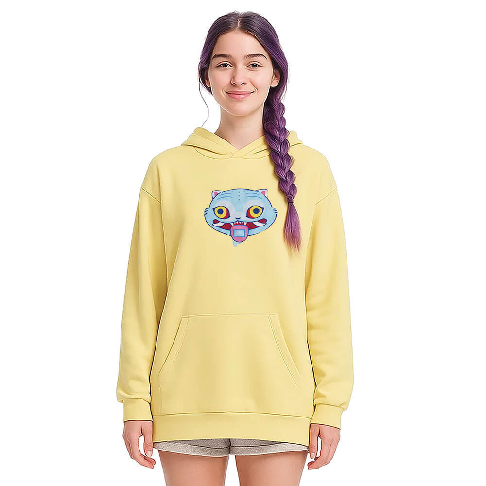 Kpop Demon Hunters Zoey Derpy Tiger Hoodie Cosplay Costume Takerlama