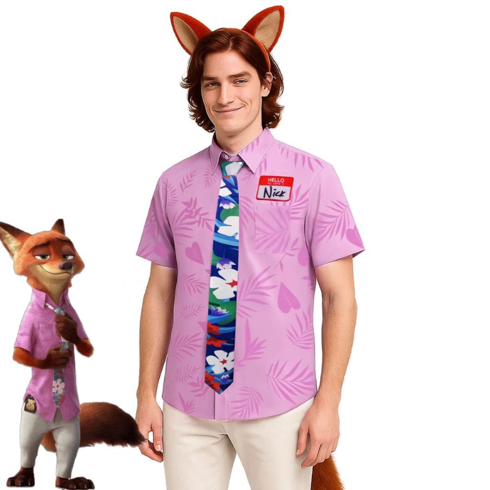 Zootopia 2 Fox Nick Wilde Cosplay Costume Rise of the Non-Mammalians Adult Takerlama