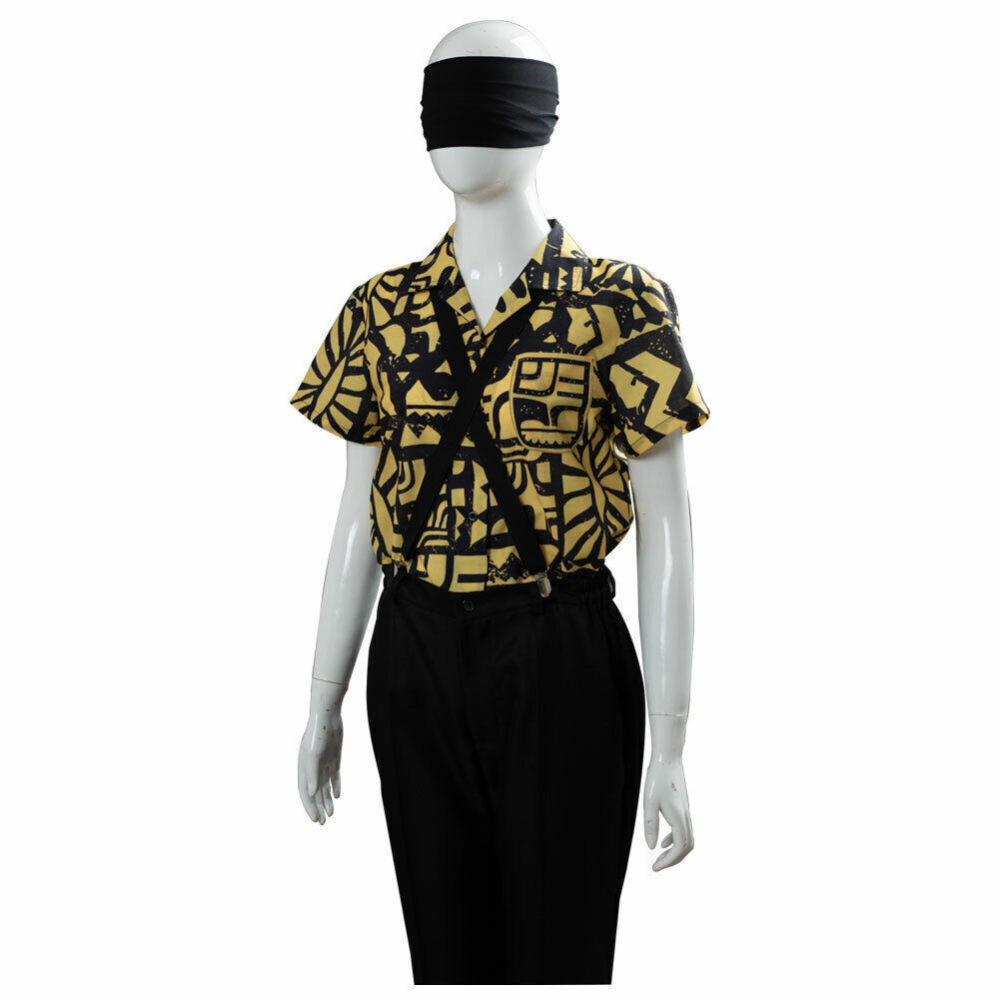 Eleven Cosplay Costume ST Season 3 Shirt Suspenders