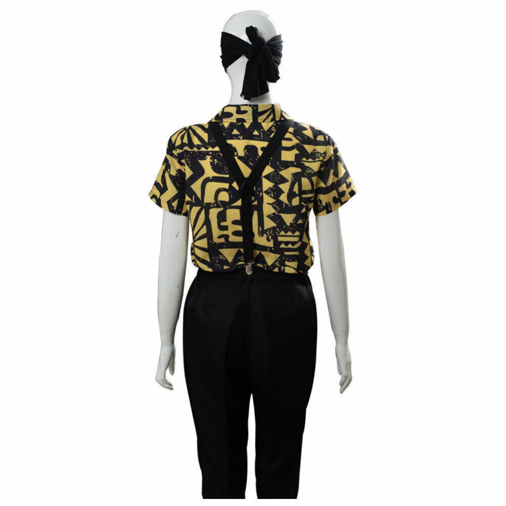 Eleven Cosplay Costume ST Season 3 Shirt Suspenders