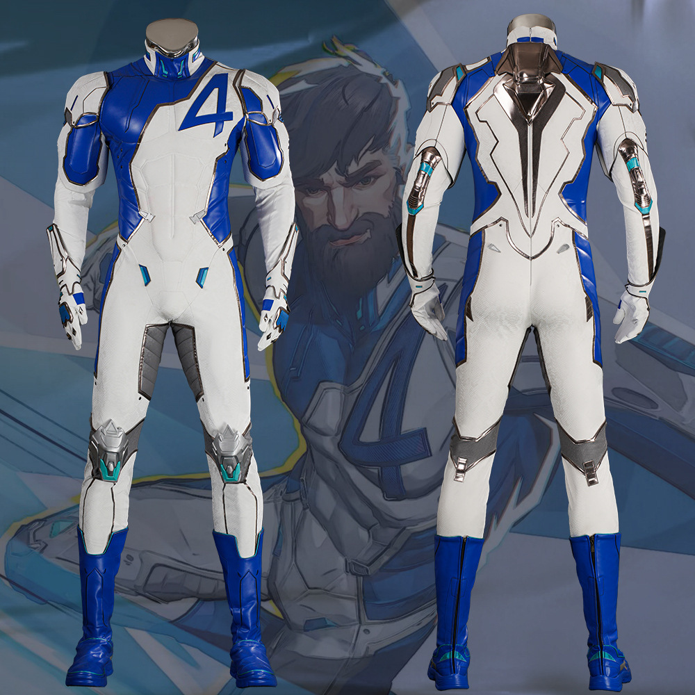 Deluxe Marvel Rivals Mr. Fantastic Reed Richards Cosplay Costume Takerlama