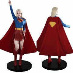Kara Zor-El Legacy Super Girl‘s Cosplay Costume 2025 Movie Superheroe Jumpsuit Cloak Takerlama