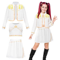 Child Kpop Demon Hunters Mira White Golden Stage Costume Takerlama  In Stock