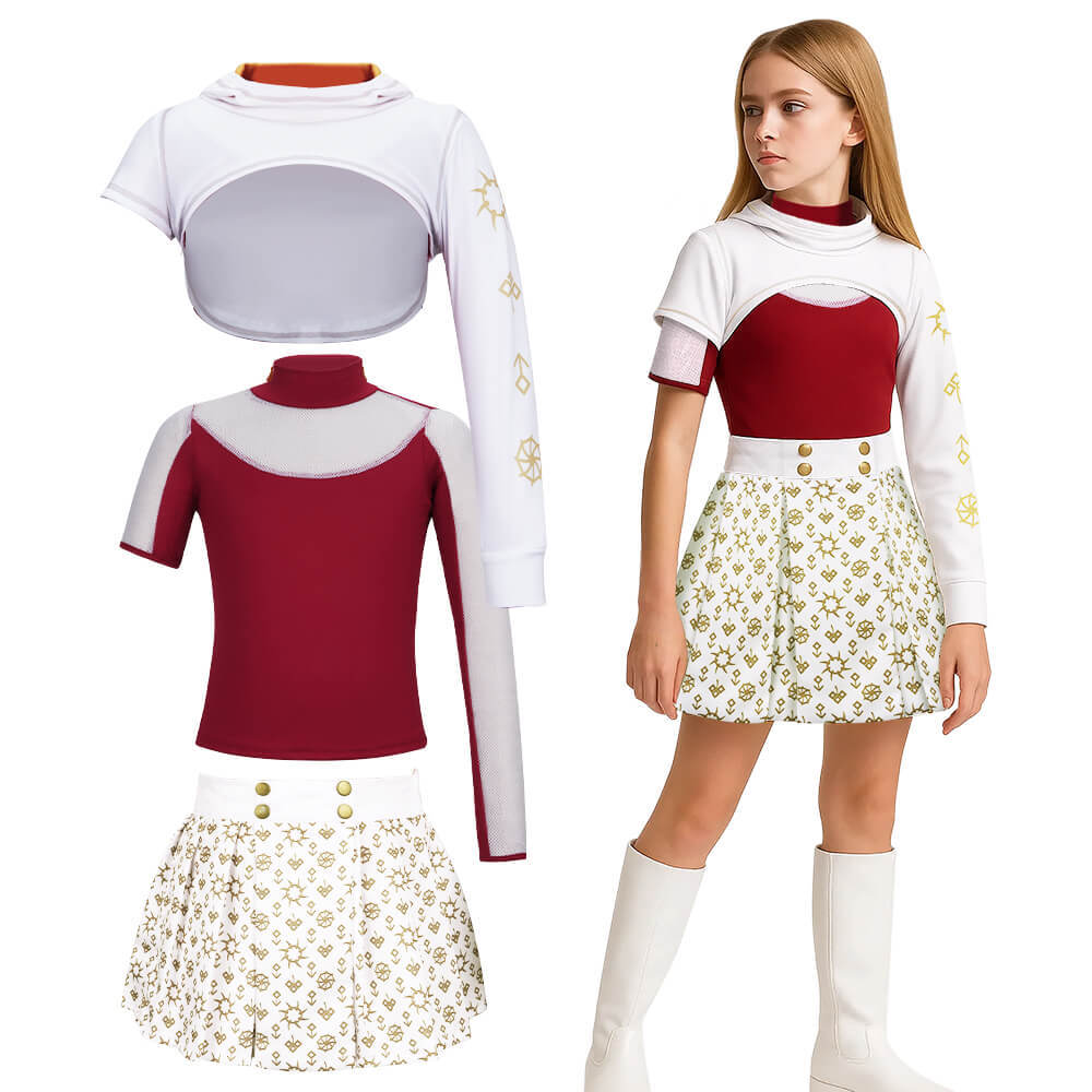 Child Zombies 4 Nova Halloween Jumpsuit Costume Dawn of the Vampires Cosplay Outfits Gifts Takerlama