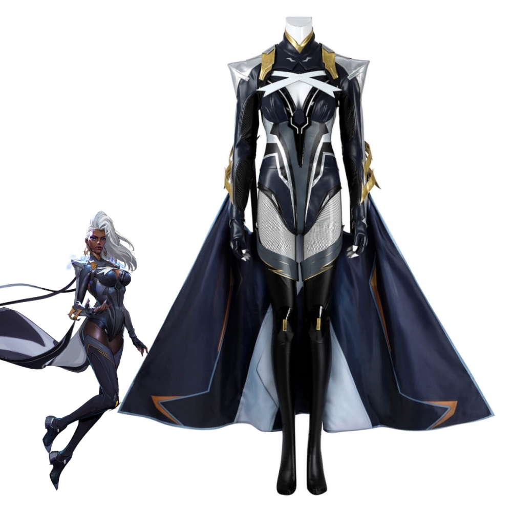 Marvel Rivals Storm Cosplay Costume Deluxe Women's Halloween Outfits Default Style Takerlama