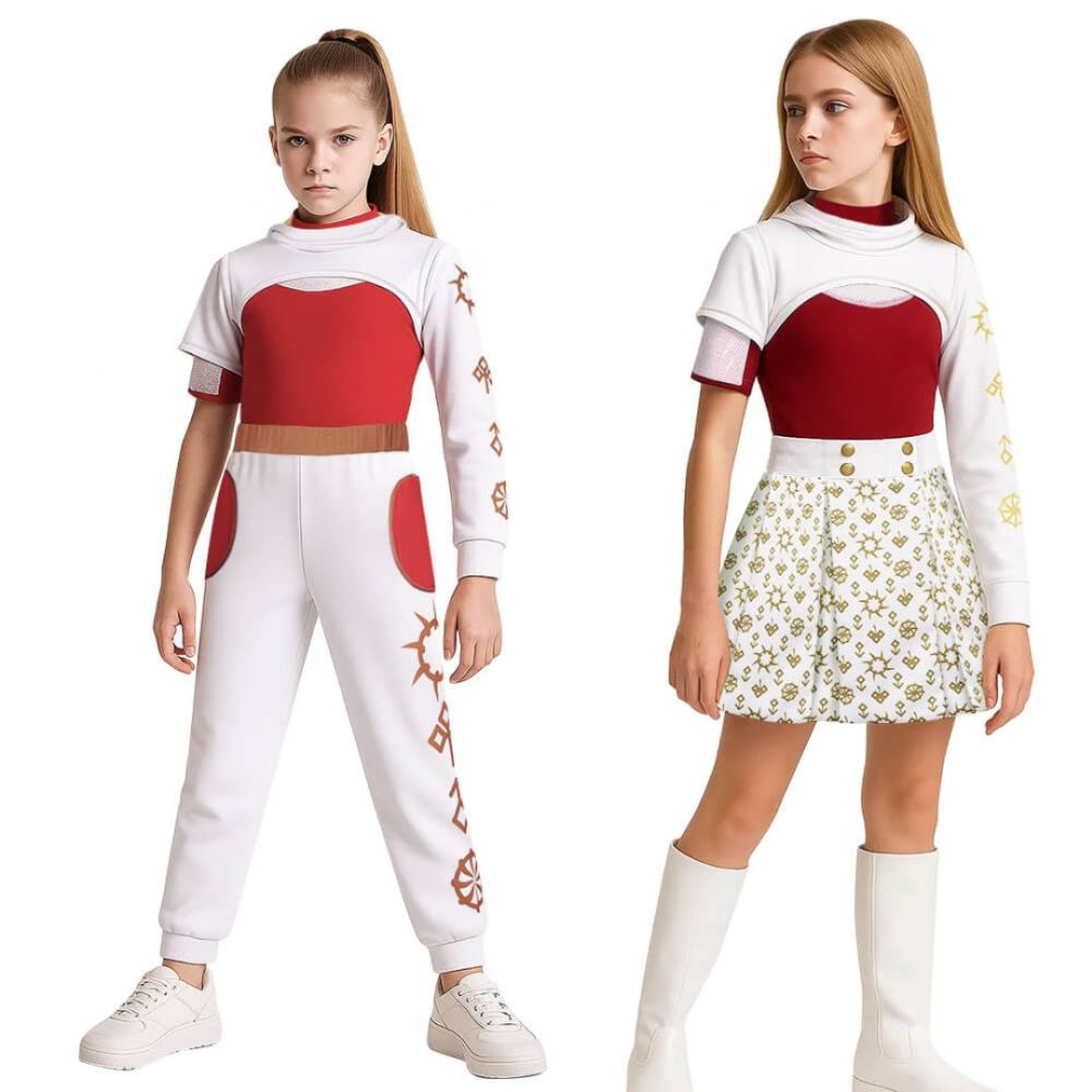 Child Zombies 4 Nova Halloween Jumpsuit Costume Dawn of the Vampires Cosplay Outfits Gifts Takerlama
