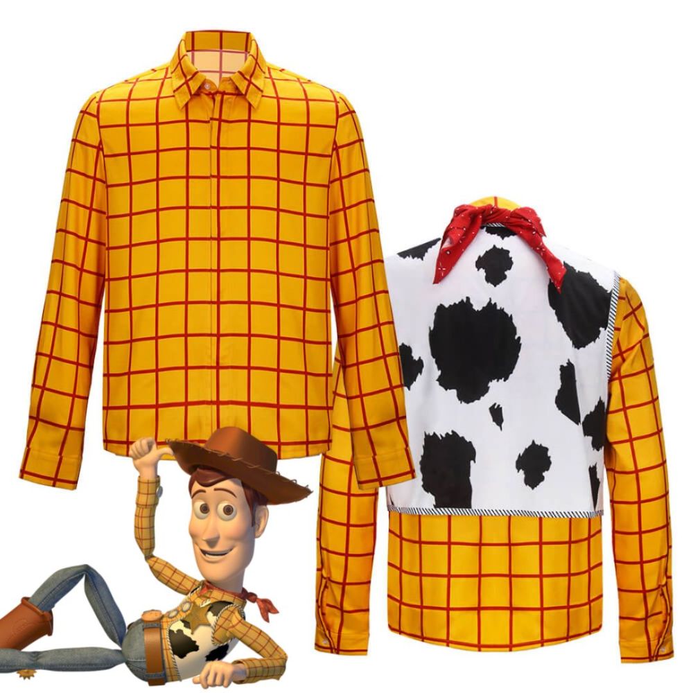 Toy Story Woody Cowboy Costume Adult Halloween Cosplay Outfits With Hat In Stock Takerlama