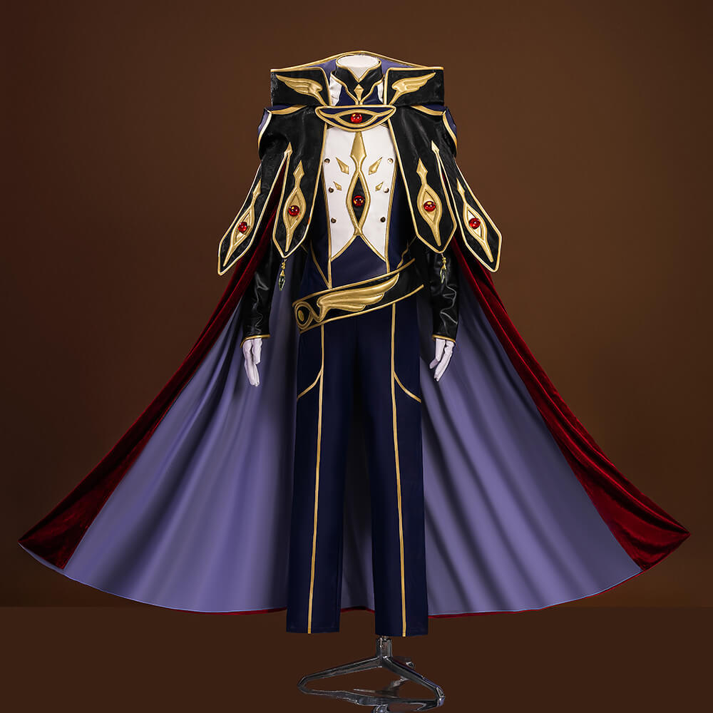 Anime Code Geass Suzaku Kururugi Cosplay Costume Takerlama