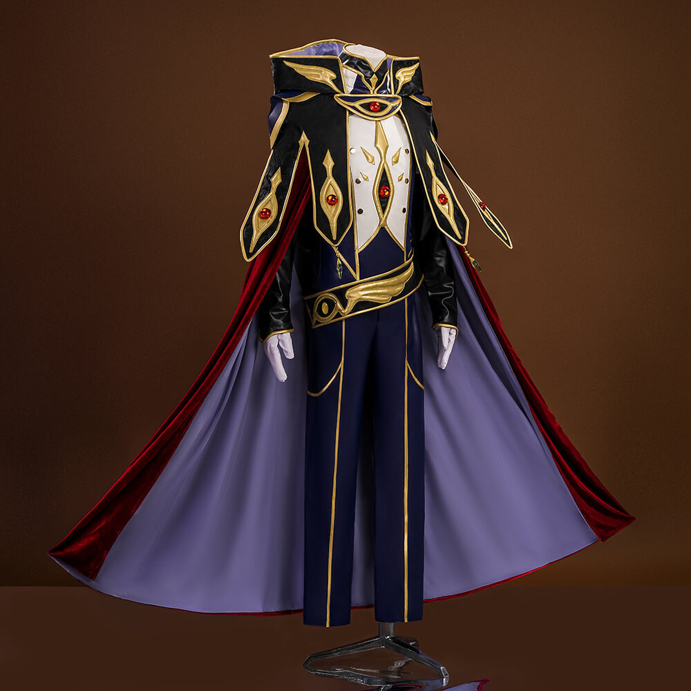 Anime Code Geass Suzaku Kururugi Cosplay Costume Takerlama