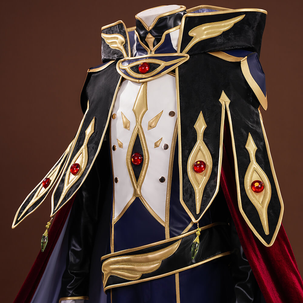 Anime Code Geass Suzaku Kururugi Cosplay Costume Takerlama